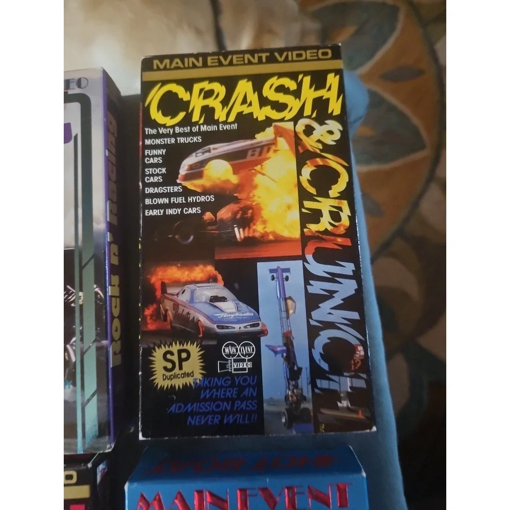 Drag Racing Motorsports Street Rods Crashes Drag Race VHS Tape Lot of 12 Vtg 80s